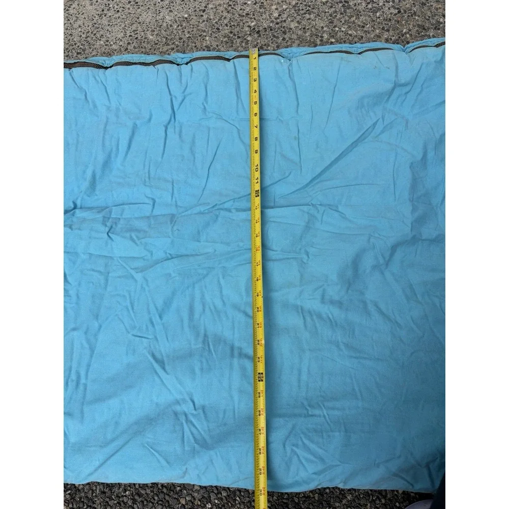 Vntg 1960 Adult Flannel Sleeping Bag Zip Together Hunting Camping 30